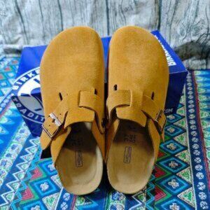✨🌿Birkenstock Boston Suede Leather Clogs Sandals